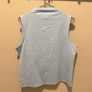 J. Crew Womens' Sleeveless Mock Neck Tank Top,‎ Sz XL, CBL Blue - New with Tags